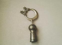 ESKİ - TÜRKMENİSTAN BAYRAK ALEMİ PİRİNÇ - ROZET - MADALYA C3898