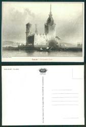 KIZ KULESİ   Gravürler no:2 Temalı KARTPOSTAL - William Henry Bartlett  Yaba Kart 10,5x14,5 CM