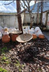 *** ANTİKA AHŞAP TERAZİ–KÖYEVİ ÇIKMASI ***