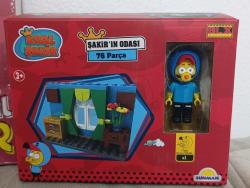 Kral şakir in odası ve figür ü lego seti kutusunda sıfır ve karton puzzle yapboz oyunu 50 li ve 100 lü şekilde kutusunda sıfır koleksiyon nostalji tasarım hediye vintage retro hobi minyatür diorama reklam promosyon