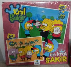 Kral şakir in odası ve figür ü lego seti kutusunda sıfır ve karton puzzle yapboz oyunu 50 li ve 100 lü şekilde kutusunda sıfır koleksiyon nostalji tasarım hediye vintage retro hobi minyatür diorama reklam promosyon