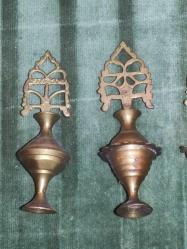 19798-ESKİLERDEN PİRİNÇ 4 ADET SÜRMEDANLIK