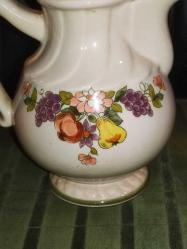 13543-ÇOK ŞAHANE ZELLER KERAMIK DEMLİK + ŞEKERLİK + SÜTLÜK **TOPLAM 3 PARÇA**