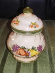 13543-ÇOK ŞAHANE ZELLER KERAMIK DEMLİK + ŞEKERLİK + SÜTLÜK **TOPLAM 3 PARÇA**