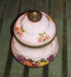 13543-ÇOK ŞAHANE ZELLER KERAMIK DEMLİK + ŞEKERLİK + SÜTLÜK **TOPLAM 3 PARÇA**