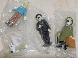 Nadir zor bulunur Tenten tintin sıfır paketli figür oyuncak biblo dekor nostalji tasarım vintage retro hobi reklam promosyon minyatür diorama koleksiyon set