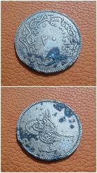 1277/4 ABDÜLAZİZ BAKIR 20 PARA CT