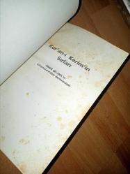 Kur'an-ı Kerim'in Sırları (ilk ve son sayfada su lekeleri var, ilerleyen fotoğraflara bakınız)