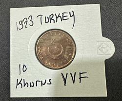 1973 TC 10 kuruş madeni para ÇÇT