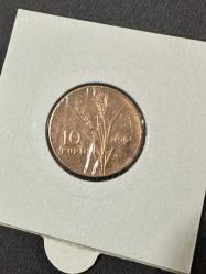 1966 TC 10 kuruş madeni para ÇÇT