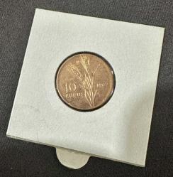 1963 TC 10 Kuruş madeni para ÇT