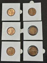 1969-70-71-72-73 TC  10 kuruş sıralı 6 adet madeni paralar ÇÇT