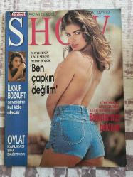 Mart 1994 Cindy Crawford Hürriyet Show dergi sayı 52