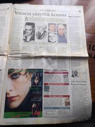 Radikal Gazetesi - Turkish Newspaper - 1 Ocak 2000 - mutlu yıllar - radikalin istihbaratı Noel Baba'nın ünlülere yeni yıl hediyelerinin listesini ele geçirdi - Bülent Ecevit'e Rahşan Ecevit'le ikinci 50 yıl - İsmail Cem'e yunanistan'la ortak Avrupa Birliği dönem başkanlığı - Osman Durmuş'a kendisini sevimli gösteren ayna - Fadıl Akgündüz'e devlet futbolcu tüketme çiftliği - Alaattin Çakıcı'ya gönüllü Fransa kültür elçiliği - Sergen Yalçın'a sahaya atla girme hakkı - Power FM Rana Pirinçcioğlu - 6 milyar kişilik 2000 partisi fotoğraf - Alaattin Çakıcı'nın adamı Erol Köse'yi vurdu - Rusya Lideri Boris Yeltsin 20. Yüzyılın son gününde istifa etti - İMKB 1999'da şahlandı - Asrın futbol nostaljisi yıl 1923 yer Taksim stadı fotoğraf - Trabzonspor'un eski başkanlarından Sadri Şener'den büyük eleştiri - Nurullah Ataç Halid Ziya Uşaklıgil Yaşar Kemal Orhan Pamuk fotoğraflar - cumartesi notları yazan Ülkü Tamer - 99 yılının son hitleri - Yazar Abdullah Rıza Ergüven felç geçirdi - Altın Koza