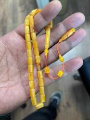 Orijinal eski amerikan Miskevi kapı kulu objeden multikolor katalin tespih