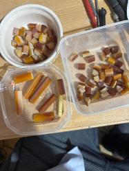 Orijinal eski amerikan Miskevi kapı kulu objeden multikolor katalin tespih