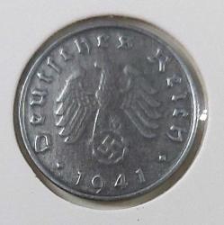 1942 ALMANYA 2.DÜNYA SAVAŞI REİCH NAZİ HİTLER DÖNEMİ 10 PFENNİG ORİJİNAL MADENİ PARASI (B SERİSİ ASKERİ BASKISI) BB2ÇÇÇ1 ÇOK NADİRDİR