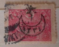 1913 Yeni Postahane Resimli Pulları Damgalı Valör