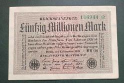 Almanya 1923 5 Milyon Mark Çil