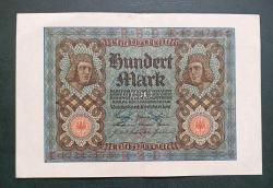Almanya 1920 100 Mark Çil altı
