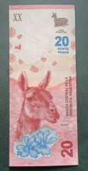 Arjantin 2020 20 Peso Çil