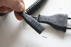 Braun TRAŞ MAKİNASI Ef-36 Güç Fişi Şarj Kablosu 2 Uçlu 7mm X 15mm  (TEKNIK MAVI KUTU