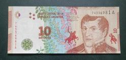 Arjantin 2016 10 Peso Çil