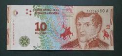 Arjantin 2016 10 Peso Çil