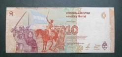 Arjantin 2016 10 Peso Çil