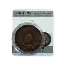 2013 YILI XVII.AKDENİZ OYUNLARI (Mersin) DARPHANE HATIRA BRONZ-SERTİFİKALI