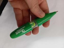 SPRİTE KALEM VİNTAGE SULU . YAZI AŞAĞI YUKARI HAREKET EDİYOR