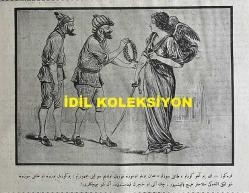 Osmanlıca Karagöz Mizah Dergisi-Gazetesi, Orijinal Dönem Basım, (Ottoman Magazine-Newspaper-Journal Illustré Cara-Gueuz) - 15 Aralık 1923 - Sayı: 1643 - Hicri: 7 Cemaziyelevvel 1342 - Rumi: 15 Kanun-i Evvel 1339 - Karikatür: 
