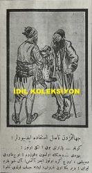 Osmanlıca Karagöz Mizah Dergisi-Gazetesi, Orijinal Dönem Basım, (Ottoman Magazine-Newspaper-Journal Illustré Cara-Gueuz) - 1 Aralık 1923 - Sayı: 1639 - Hicri: 22 Rebiülahir 1342 - Rumi: 1 Kanun-i Evvel 1339 - Karikatür: Tepebaşı Bahçesi'ni İstanbul Sattı. Ankara Harcıyor 