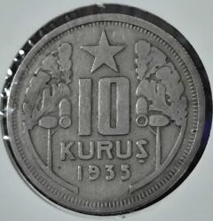 10 KURUŞ 1935 (ÇOK NADİR RR)