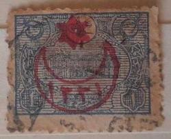 1913 Yeni Postahane Resimli Pulları Damgalı Valör