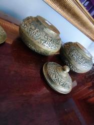 Pirinç Döküm Antika Bonbonier