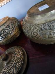 Pirinç Döküm Antika Bonbonier