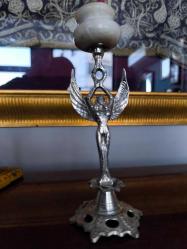 Antika Tekli Şamdan Melek Figür