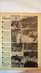 HAFTA DERGİSİ - KAPAK: COLEEN GRAY - 20 TEMMUZ 1951 — SAYI: 95  RÜKNETTİN NASUHİOĞLU - TEVFİK İLERİ - MAO TSE TUNG - JAWAHARLAL NEHRU - SARVEPALLI ADOKRIGMAN - GANDİ - JAYAPRAKAS NARAYAN - AHARYA KRIPALANI  ADALET SARAYI TEMEL ATMA TÖRENİ (RÜKNETTİN NASUHİOĞLU) - MİLLİ EĞİTİM BAKANI TEVFİK İLERİ BASIN TOPLANTISI - KALAMIŞ VAPURU İLE SAKARYA MOTORU ÇARPIŞTI (8 ÖLÜ) - BERBERLER CEMİYETİ KURSİYERLERİ DİPLOMA ALDI - BÜYÜKÇEKMECE OBA KAMPI AÇILDI - PAKİSTAN’IN TÜRKİYE’YE HEDİYE ETTİĞİ PANTER ANKARA HAYVANAT BAHÇESİNE GÖNDERİLDİ - AYAZAĞA SÜVARİ OKULU ATLAMA GÖSTERİLERİ - BEYKOZ’DA KÜREK YARIŞLARI (GALATASARAYLI KÜREKÇİLER DERECE ALDI) - MAO TSE TUNG: “TARAFSIZLIK SAHTEKÂRLIKTIR” - NEHRU: “YENİ ASYA TARAFSIZ KALARAK SULH VE HÜRRİYETE GİDECEKTİR” - HİNDİSTAN’IN BM’DE KORE’YE ASKER YARDIMINI REDDETME NOTASI - UNESCO KONFERANSINDA KIZIL ÇİN’İN BM’YE KABULÜ TEKLİFİ (ADOKRIGMAN) - NEHRU’NUN SİYASETİ VE İÇ MUHALEFETİ (NARAYAN, KRIPALANI) - GANDİ’NİN - TAM TAKIM EKSİKSİZ 34 SAYFA