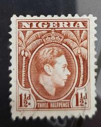 İngiliz sömürgesi NİJERYA- damgalı