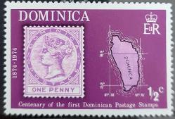 Karayip Denizi Dominica- damgasız pul
