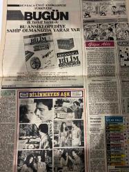 TAN GAZETESİ DOĞUM GÜNÜ HEDİYESİ (TURKISH NEWSPAPPER) - 8 EKİM 1984 - SADECE 4 SAYFADIR -TAN-Nurcan Başa-Yılmaz Öncer-Osman Olko-Şarkıcı Nurten-Rafet-Uçan-Korulukta ön evlilik yaptılar-“Hadi sevişelim” diyen eski kocasının başında bira şişesi kırdı!-Korulukta ön evlilik yaptılar!-Parasız kaldılar!-60’lık Rafet bey 28 yaşındaki karısını boşadı 18’lik kız aldı!-Üçü birlikte-Türkân ana gün sayıyor-Her şey ters gitti!-Ölmek istedi ölemedi-BUGÜN-Britannica Bilim Ansiklopedisi-Güzin Abla-Kaçırsam mı kaçırmasam mı?-Bilinenmeyen Aşk-Uzay Falı-TV Haberler Program Eleştiri-Oyunun Kuralı 4-Dük Caddesi Düşesi-Radyodan Seçmeler-Durakoğlu-Vur Emri-Karikatür Hanzo Kazım-Çiğdem-Çizer Ragıp Derin-Doktor Yıldırım Aktuna-“Büyük kentler insanı kavgacı yapıyor!”-Sybill Dannig-Brigitte Bardot-“Brigitte Bardot’un hayatını benden iyi kimse oynayamaz!”-Mustafa Salı-Dırdır eden karısını tek kurşunla susturdu!-Hacer Saraç-“Oyuncak bebekten bıktım”-Hayri Küçük-“Azraile selam aşka devam”-Jonathan Kelly-Trafik kaza