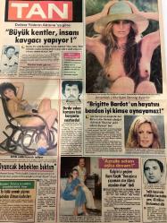 TAN GAZETESİ DOĞUM GÜNÜ HEDİYESİ (TURKISH NEWSPAPPER) - 8 EKİM 1984 - SADECE 4 SAYFADIR -TAN-Nurcan Başa-Yılmaz Öncer-Osman Olko-Şarkıcı Nurten-Rafet-Uçan-Korulukta ön evlilik yaptılar-“Hadi sevişelim” diyen eski kocasının başında bira şişesi kırdı!-Korulukta ön evlilik yaptılar!-Parasız kaldılar!-60’lık Rafet bey 28 yaşındaki karısını boşadı 18’lik kız aldı!-Üçü birlikte-Türkân ana gün sayıyor-Her şey ters gitti!-Ölmek istedi ölemedi-BUGÜN-Britannica Bilim Ansiklopedisi-Güzin Abla-Kaçırsam mı kaçırmasam mı?-Bilinenmeyen Aşk-Uzay Falı-TV Haberler Program Eleştiri-Oyunun Kuralı 4-Dük Caddesi Düşesi-Radyodan Seçmeler-Durakoğlu-Vur Emri-Karikatür Hanzo Kazım-Çiğdem-Çizer Ragıp Derin-Doktor Yıldırım Aktuna-“Büyük kentler insanı kavgacı yapıyor!”-Sybill Dannig-Brigitte Bardot-“Brigitte Bardot’un hayatını benden iyi kimse oynayamaz!”-Mustafa Salı-Dırdır eden karısını tek kurşunla susturdu!-Hacer Saraç-“Oyuncak bebekten bıktım”-Hayri Küçük-“Azraile selam aşka devam”-Jonathan Kelly-Trafik kaza
