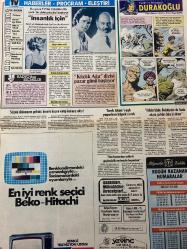 TAN GAZETESİ DOĞUM GÜNÜ HEDİYESİ (TURKISH NEWSPAPPER) - 21 MART 1984 - SADECE 4 SAYFADIR -Turgut Özal-Mehmet Dayı-Tarık Akan-Gülay Aksu-Ayşe-Mahmut-Kazım-Gregory Harrison-Pernell Roberts-John McCook-Christopher Norris-Rahmi Turan-Ragıp Derin-Ferdi Tayfur-Apostoli Pavlidis-Aliki Pavlidis-Ajda Pekkan-Sezer Güvenirgil-Gülçin Abla-Zeynep Sultan-Osman Öndeş-İktidar bizde Belediyeler de bizde olursa çarklar daha iyi döner-Başbakan şöyle konuştu-19 gün kuduz iğnesi olacak-Çapkın erkekler iyi koca olur-Her derde deva Lahana-Anneler dikkat Bir yaşındaki Ayşe su dolu kazana düşüp boğuldu-Her gece soğan yiyen kocasını terk etti-Rol değil gerçek Tarık Akan’ı aşk yaparken köpek ısırdı-Kızı Mahmut kaçırdı Kazım kaptı-Sözünü dinlemeyen gelinini keserle başına vurup komaya soktu-Başbaşa Sabahları daha dinç uyanabilirsiniz-Cilt güzelliği için bol bol havuç yiyin-İlginç rekorlar 20 konserle rekoru-Video Roman Bu akşam olmaz-Güzün Abla Sevenler kavuşsun-Bu gece TV’de 13 bölümlük yeni bir doktorlu dizi ba