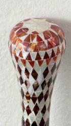 SEDEF KEHRİBAR İŞLEMELİ BASTON