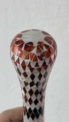 SEDEF KEHRİBAR İŞLEMELİ BASTON