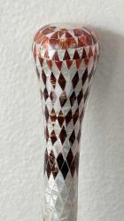 SEDEF KEHRİBAR İŞLEMELİ BASTON