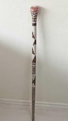 SEDEF KEHRİBAR İŞLEMELİ BASTON