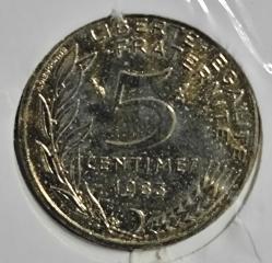 FRANSA 5 CENTİMES 1983