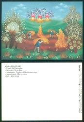 Hasat Zamanı TEMALI TABLO KARTPOSTAL Mladen DOLOVSKI